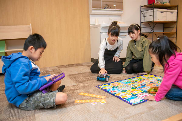 クツを脱いで上がれるスペースもあります♪