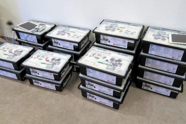 教材費は不要、教室に来れば自分だけのロボットが作れます