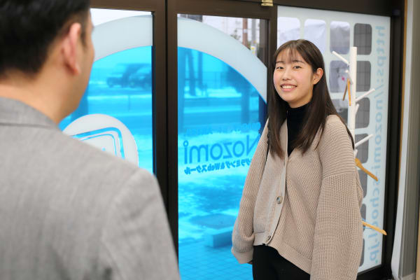 帰りは挨拶をして帰ります。