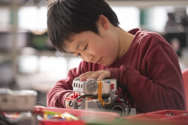 「ものづくり」を学びの中心に据えています（撮影：2021年1月）