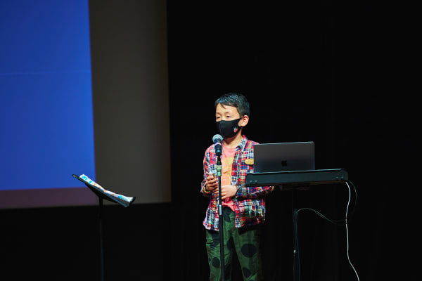 鎌倉芸術館での発表会(2021年4月)での様子