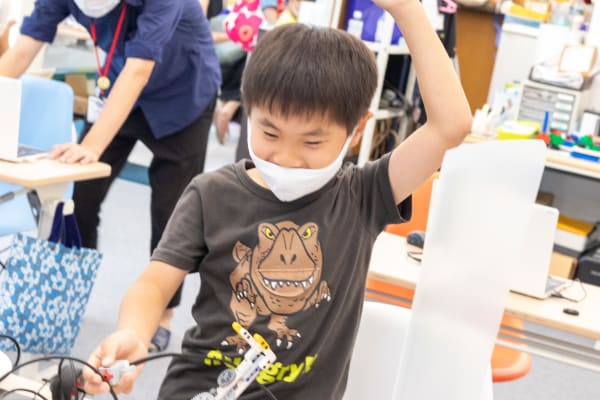 プログラボでは結果よりプロセスを重視します（撮影：2020年8月）