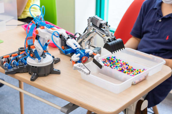 自由制作を行うことで「開発力」を養います（撮影：2020年8月）