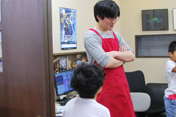 先生と話すのも楽しいよ。