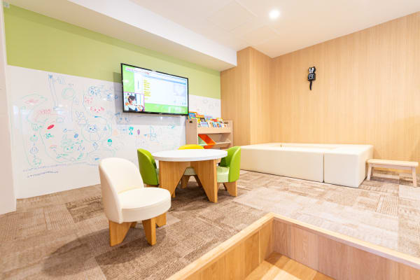 キッズスペース完備、待機所としてもご利用可