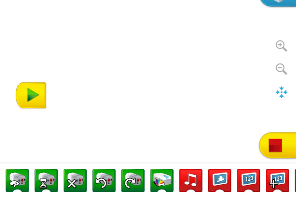 WeDoのプログラミング画面