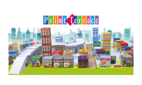 無料プリント素材ダウンロードサイト「PrintTerrace」のロゴ