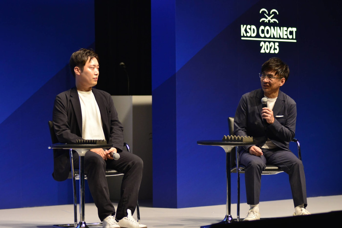 KSD CONNECT2025で語る入柿氏の写真