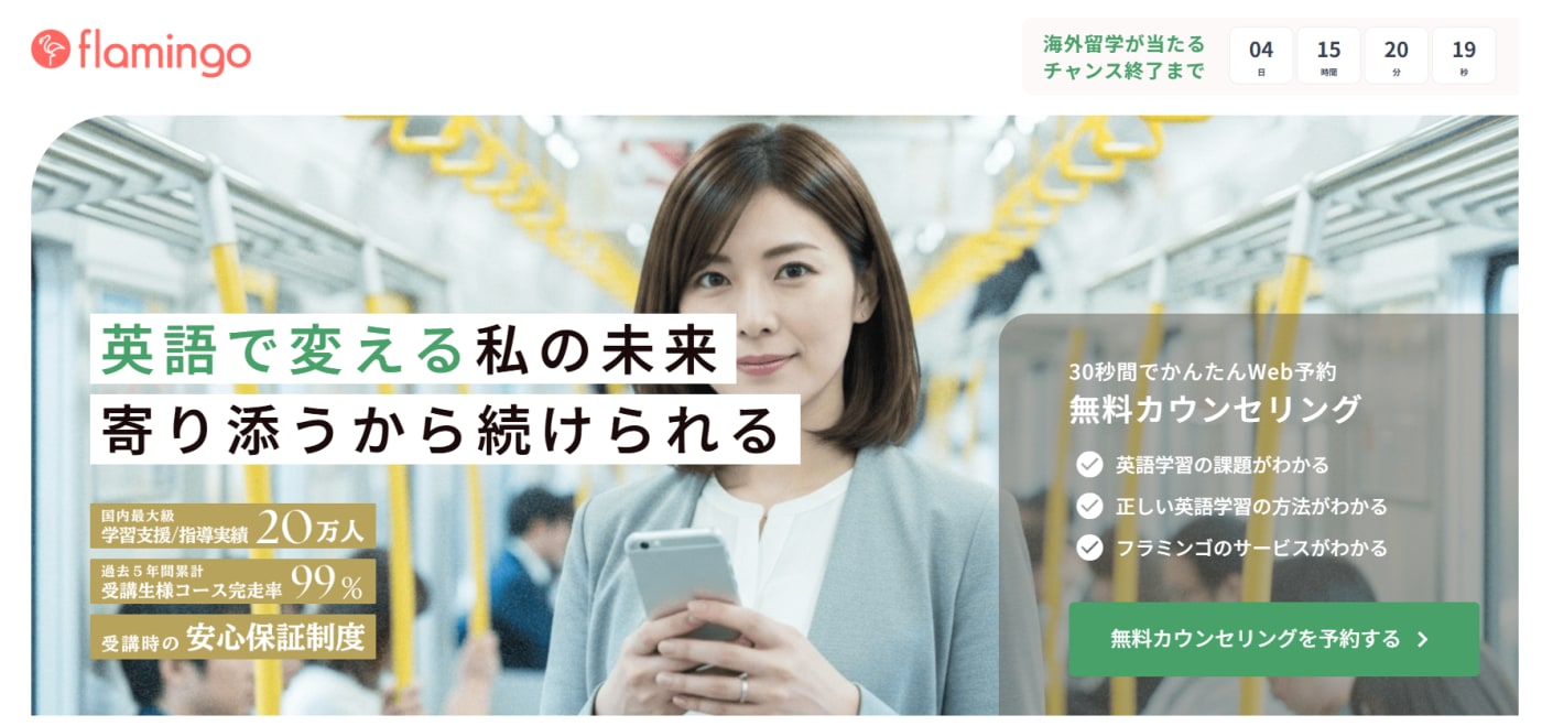 フラミンゴオンラインコーチングサービストップ画像