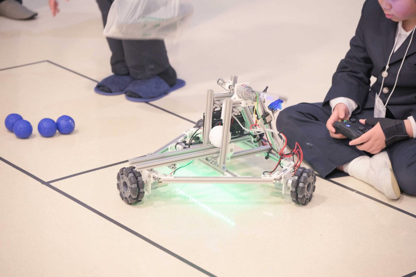 ロボッチャ®ジャパンカップ2025の会場の様子