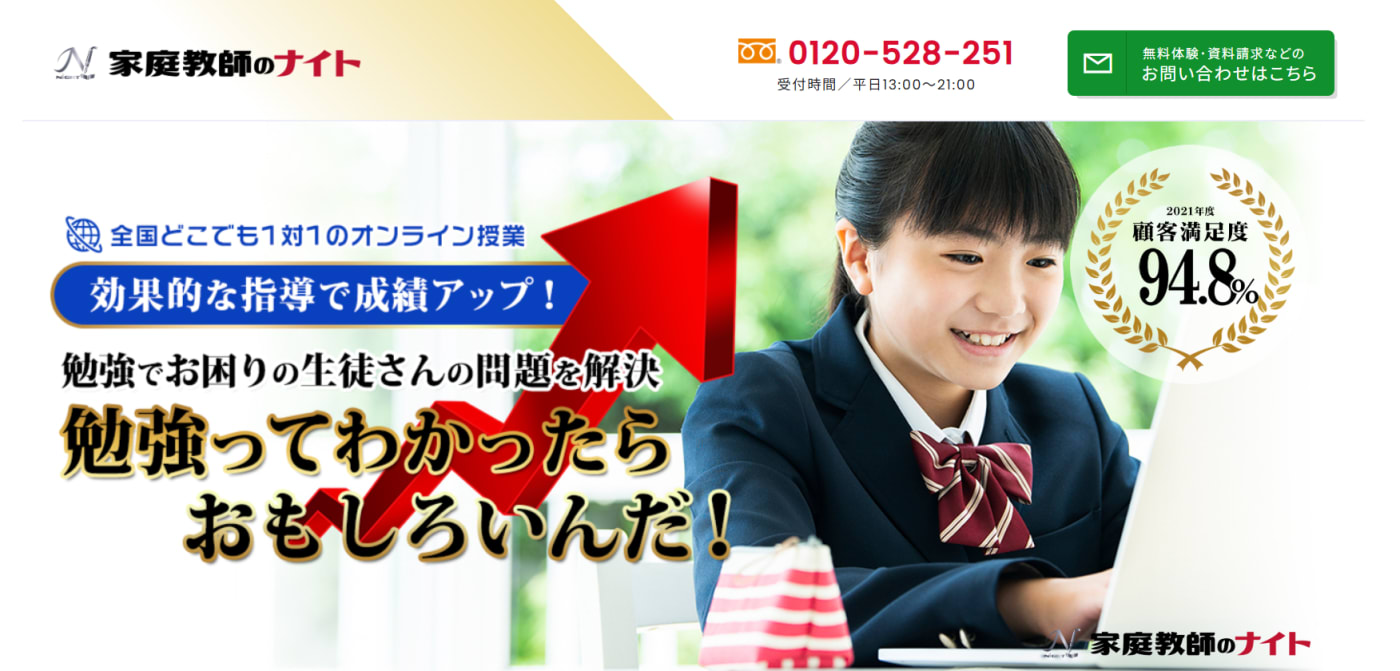 家庭教師のナイトサービストップ画像