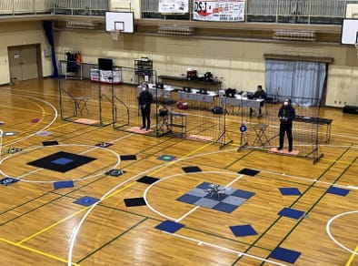 DSAなごのキャンパス（ドローンスクール愛知）の屋内飛行練習場
