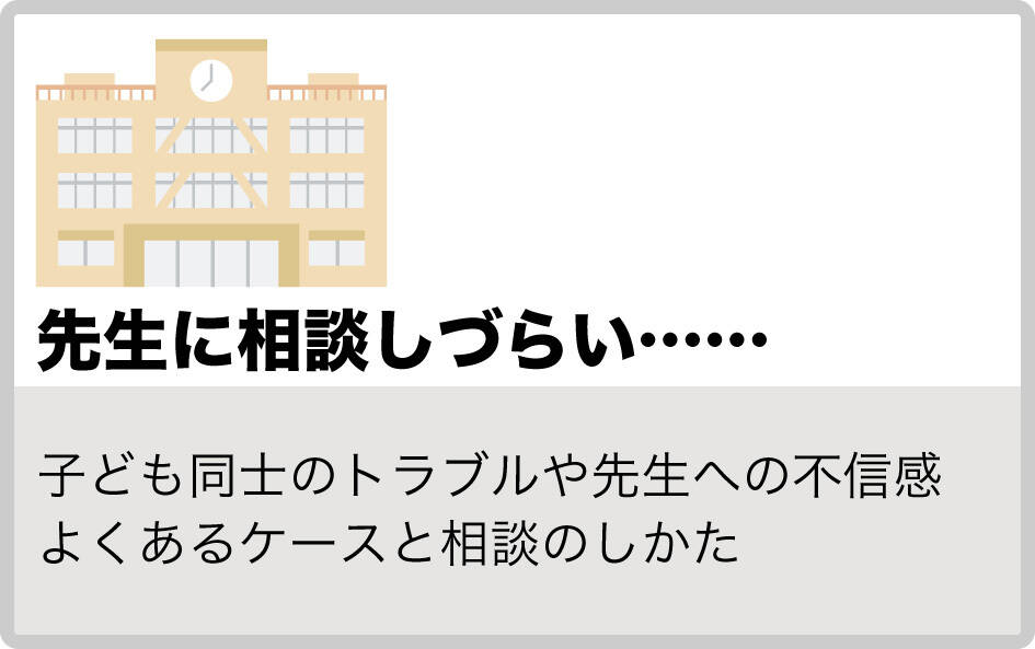 先生に相談しづらいことを話す時の方法とは