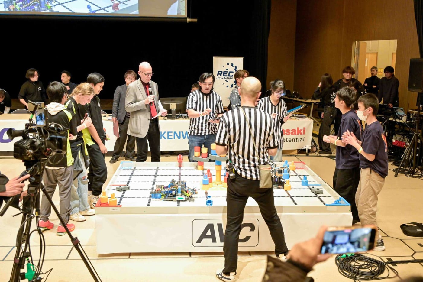 VEX Robotics Japan Cup 2026の試合の様子
