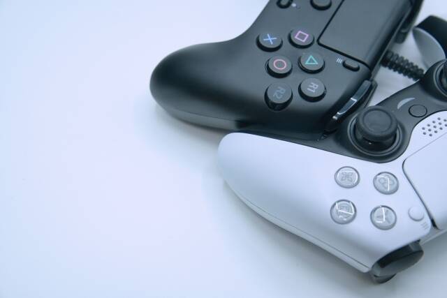 ゲームのコントローラーの写真