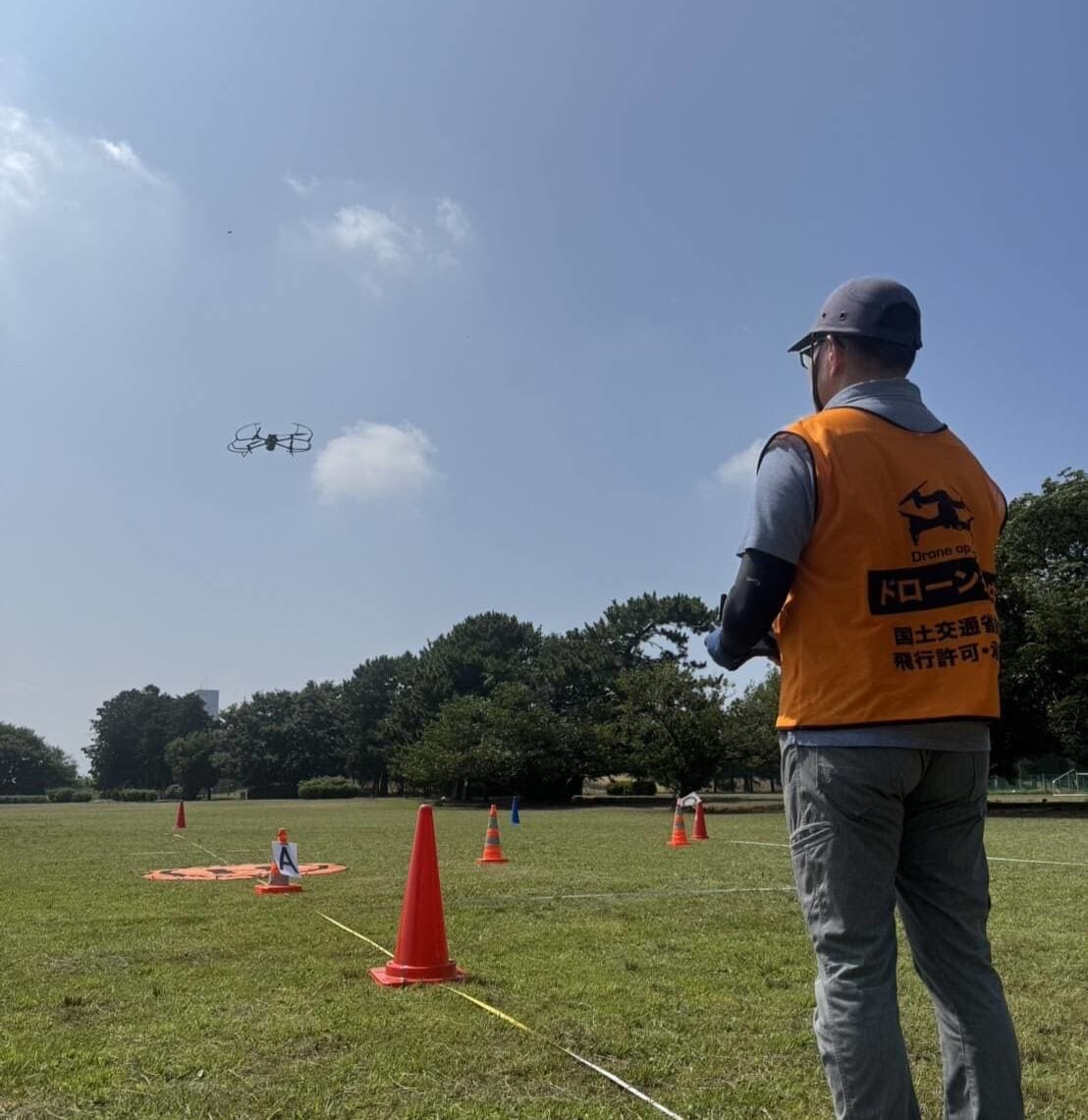 湘南ドローンアカデミーの助成金を使った法人企業研修の様子