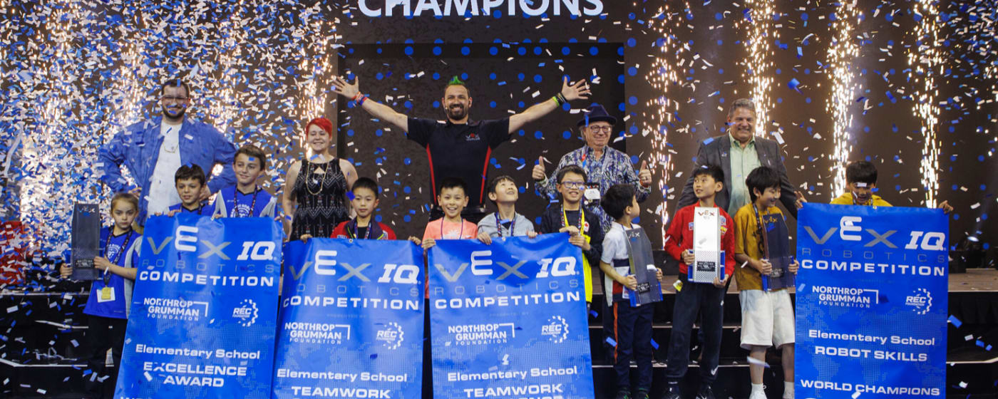 VEXの世界大会の授賞式