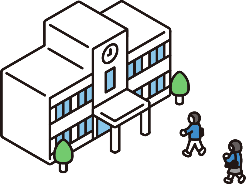 中学入学の画像