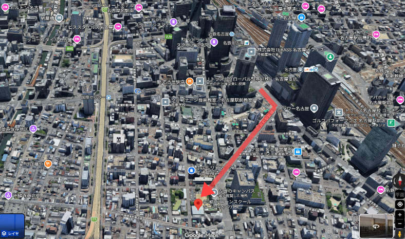 DSAなごのキャンパス（ドローンスクール愛知）へのアクセス解説・写真つき