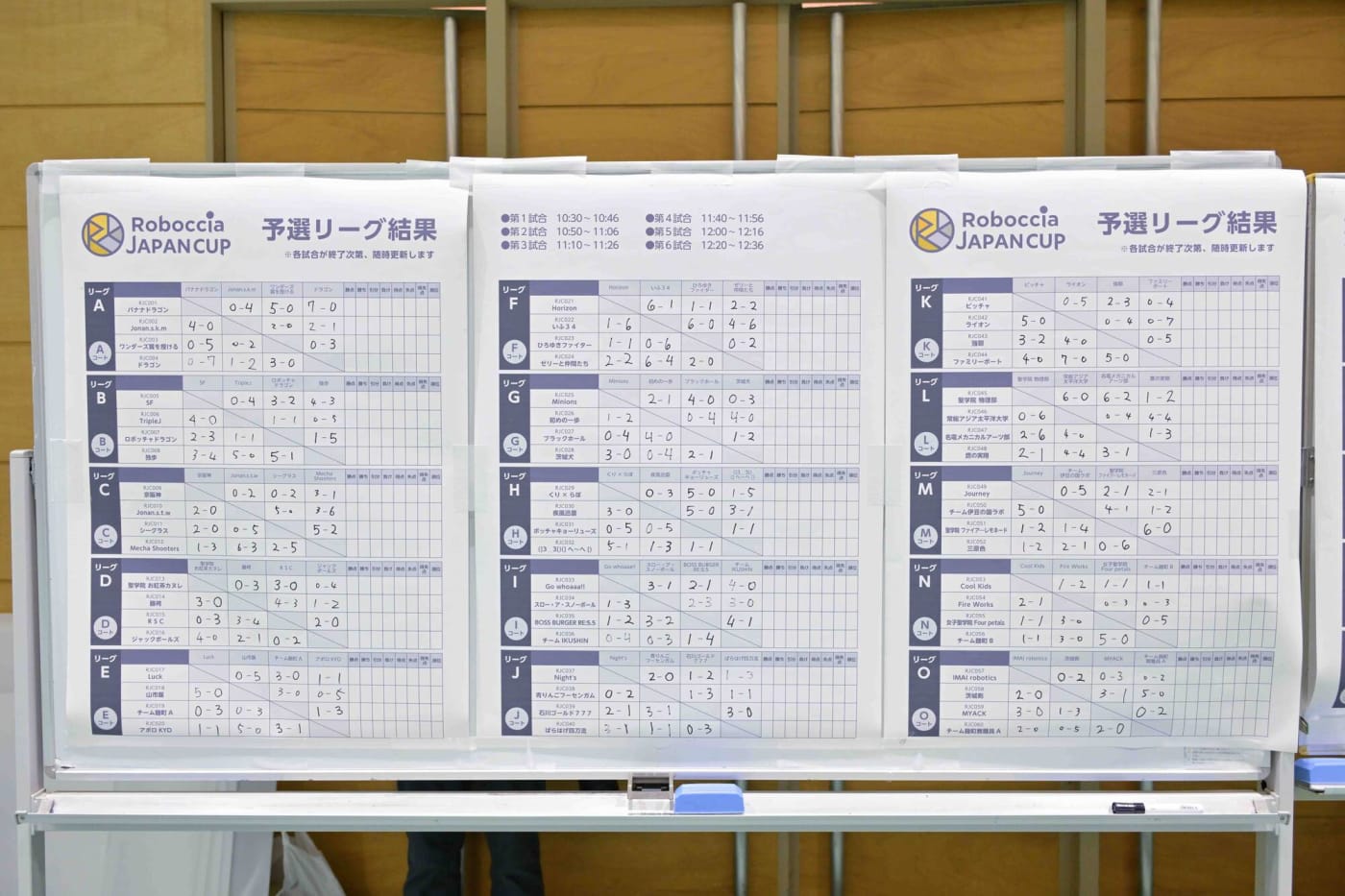 ロボッチャ®ジャパンカップ2025会場の様子