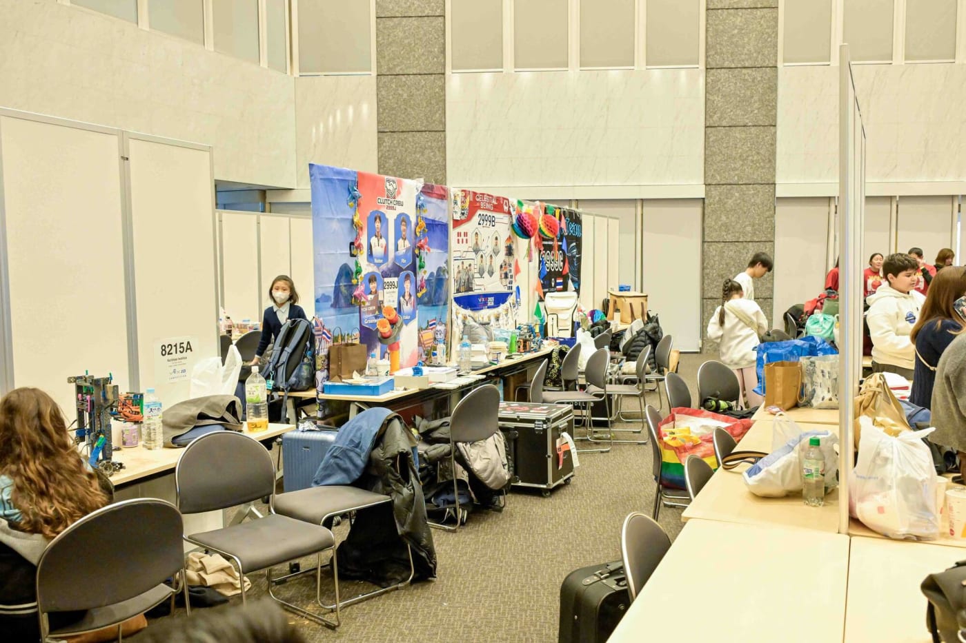 VEX Robotics Japan Cup 2026の各チームのブース