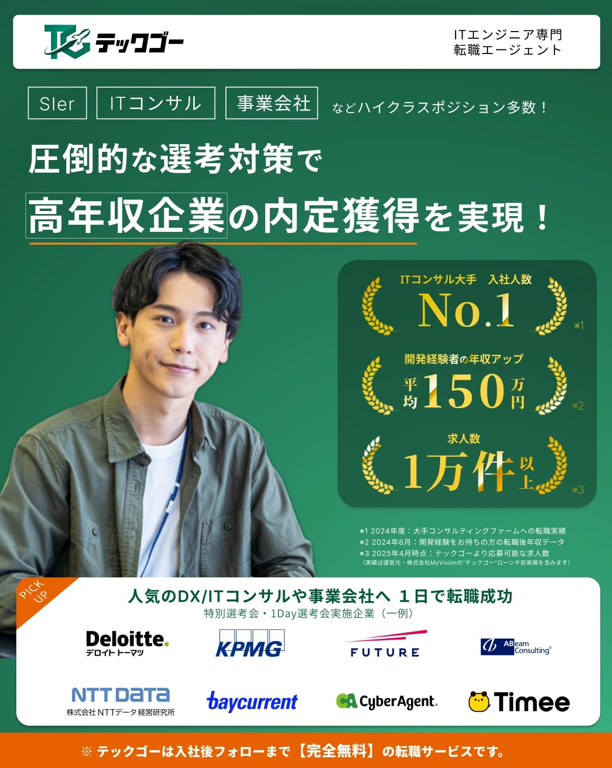 テックゴーの公式サイト画像