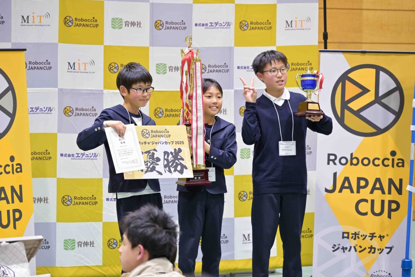 ロボッチャ®ジャパンカップ2025で優勝したMecha Shooters