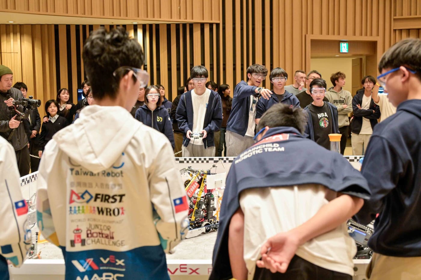 VEX Robotics Japan Cup 2026の試合の様子