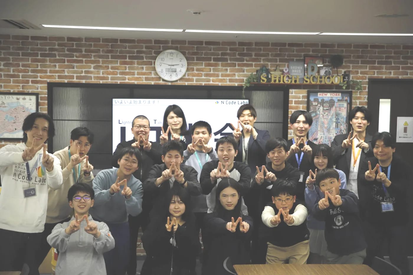 N Code Labo 梅田教室と天王寺教室のLT大会の様子