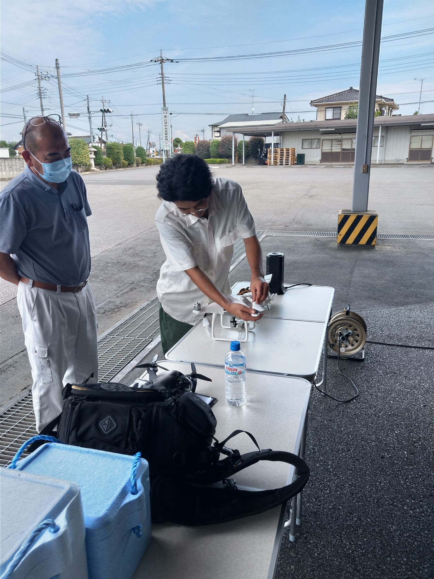 茨城県　ドローンスクール　農薬散布