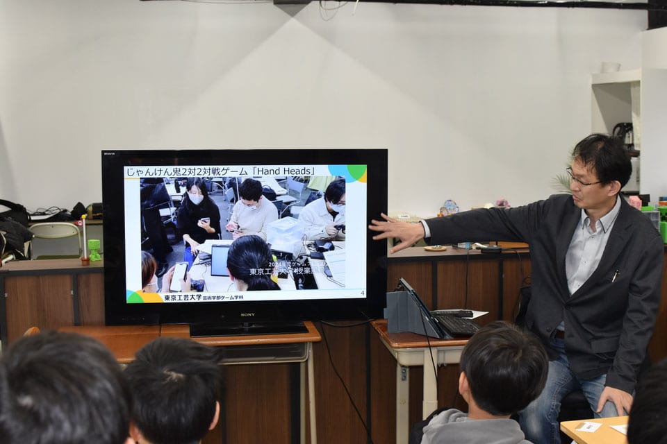現・東京工芸大学教授の中村隆之(なかむらたかし)さんワークショップの様子