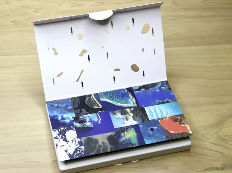 海の色 クレヨン