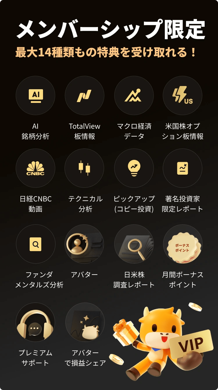 メンバーシップ限定 最大14種類の特典を受け取れる