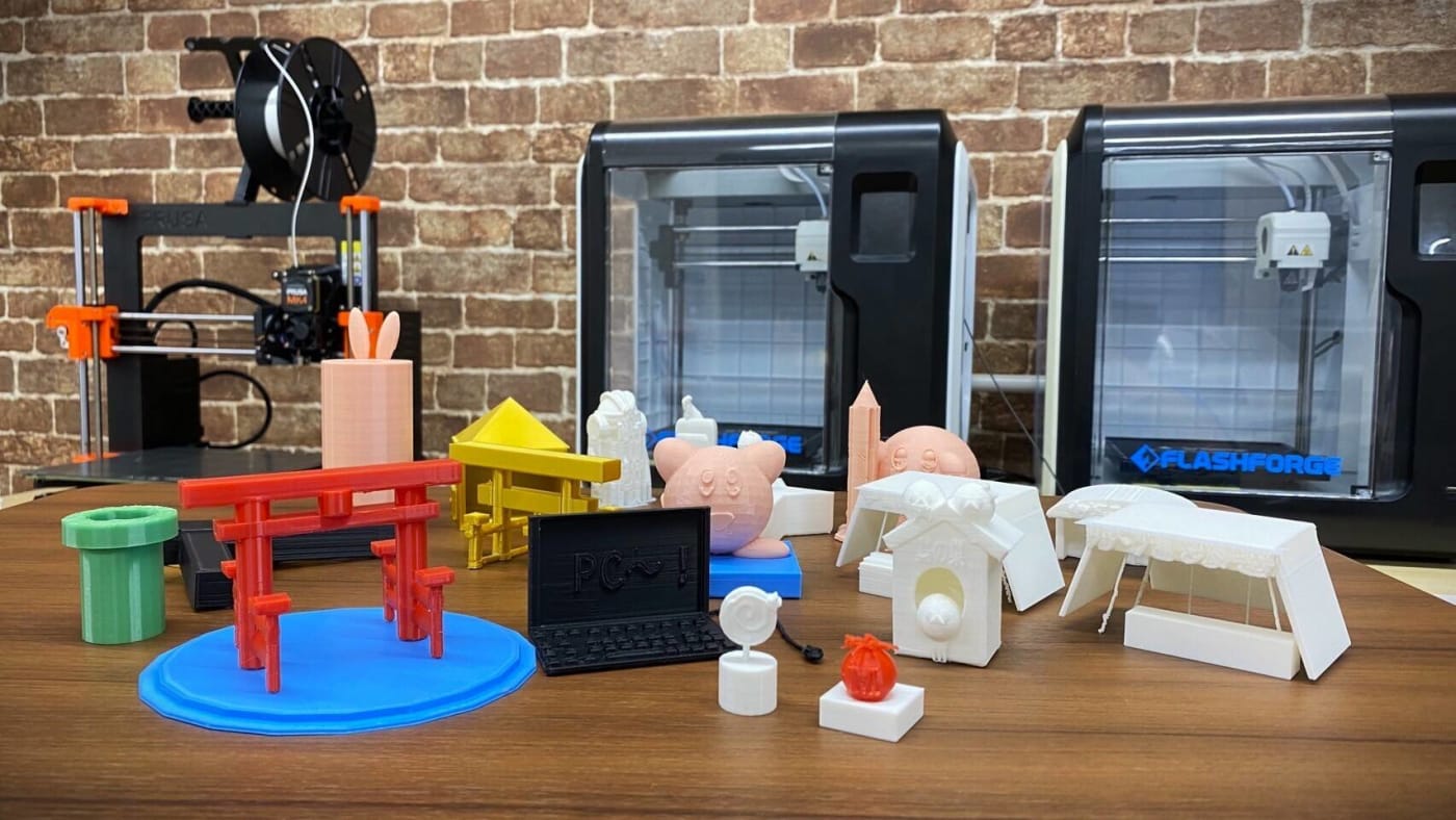 3Dプリンターを使用した制作物たち