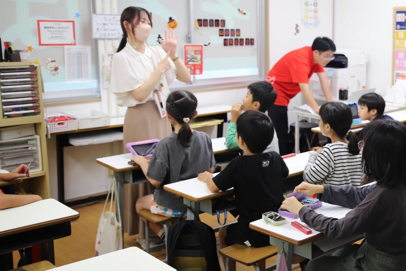 『そろばん教室』石戸珠算学園豊洲教室の授業の様子