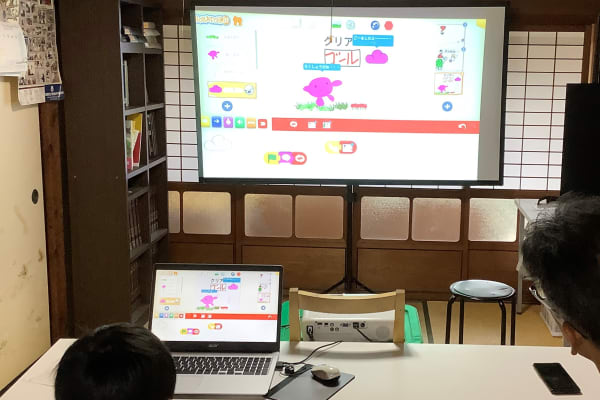 スクラッチジュニアを使ったプログラミングプレコース