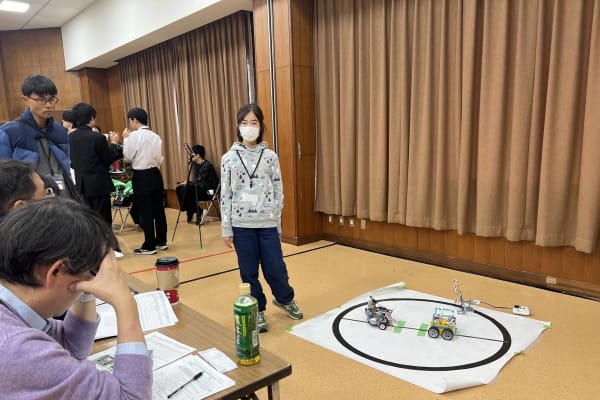 ロボカップジュニア競技会参加の様子