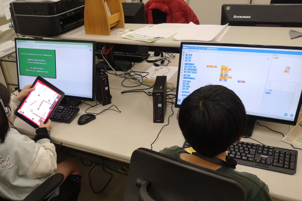 ２人ともガンバっています！