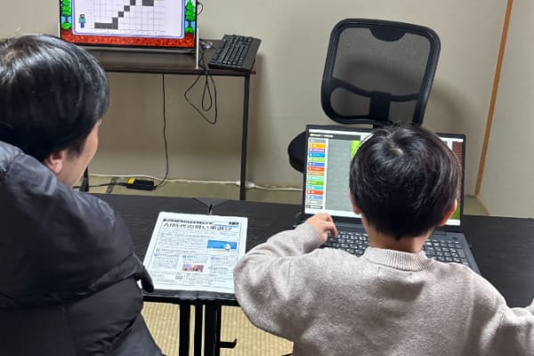 守山教室の体験授業時の様子