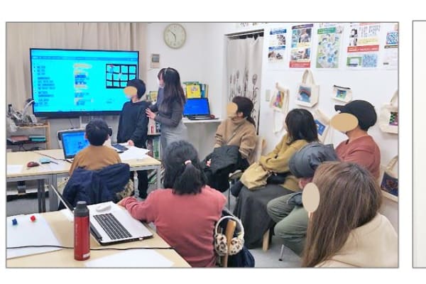 年に3回開催される授業参観。作品発表をおこないます。