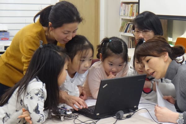 ママといっしょにプログラミング