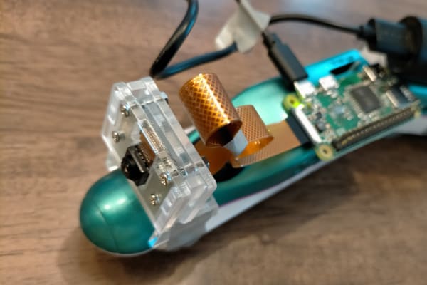 プラレールに車載カメラ