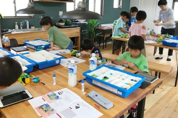 夏休み自由研究イベントの様子