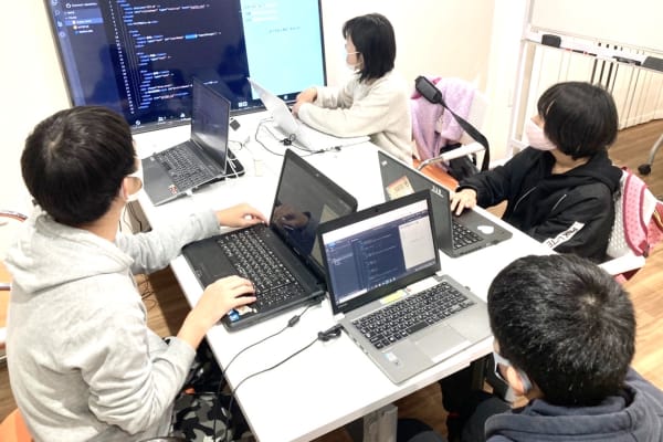 中高生　レッスン様子