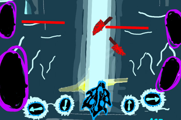 キッズクリエイターコースの生徒さんの作品です。独自の世界観をのびのびとプログラミングで表現していますね