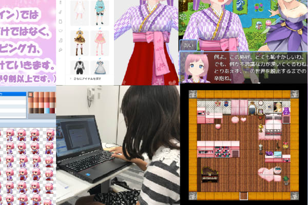 物語コース(デザイン)でプログラミングだけではなく、3DCGソフトや画像加工の使い方も学ぶため、女の子向けのカリキュラムとなっています。
