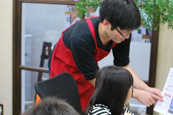 先生も優しいです。