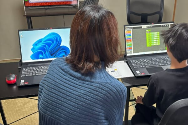 守山教室の体験授業時の様子