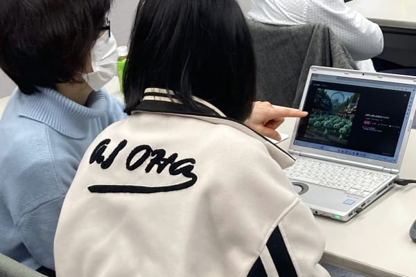 親子でのコミュニケーションも活発です。