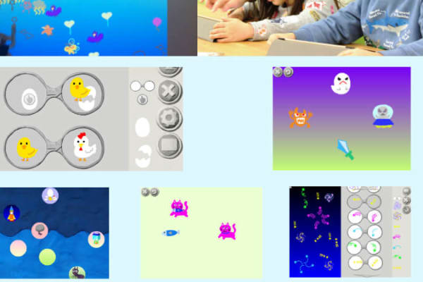 お描き＋プログラミングで世界にひとつだけの作品制作『ビスケット』コース